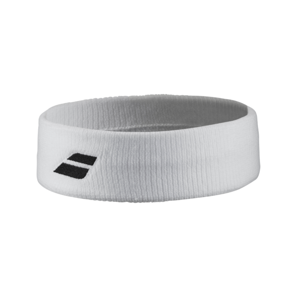 Babolat Logo Headband White/White