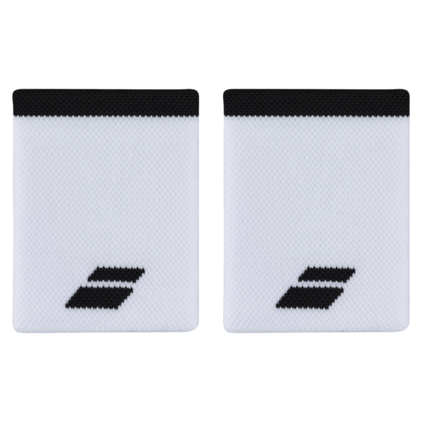 Babolat Logo Jumbo Wristband White/Black