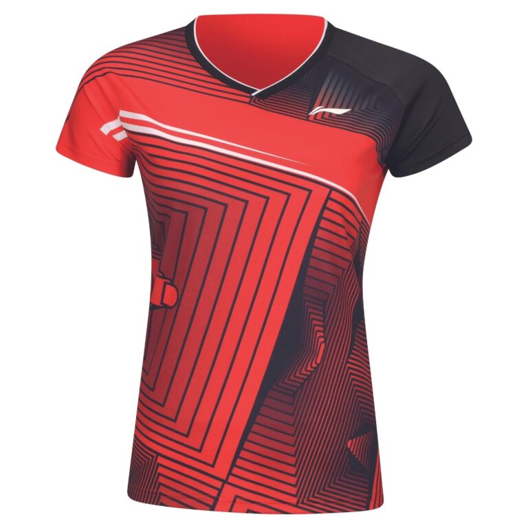 Li-Ning AAYR378-2 Women T-shirt Red - OLD
