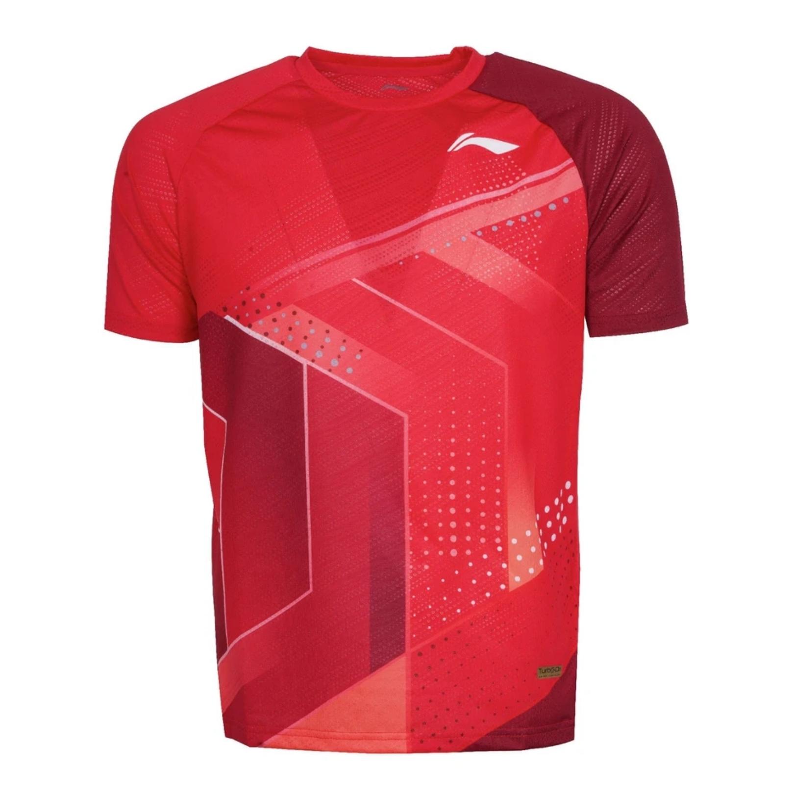 Li-Ning AAYS011-2 T-shirt National Red - OLD