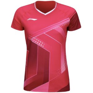 Li-Ning AAYS054-1 Women T-Shirt National Red - OLD