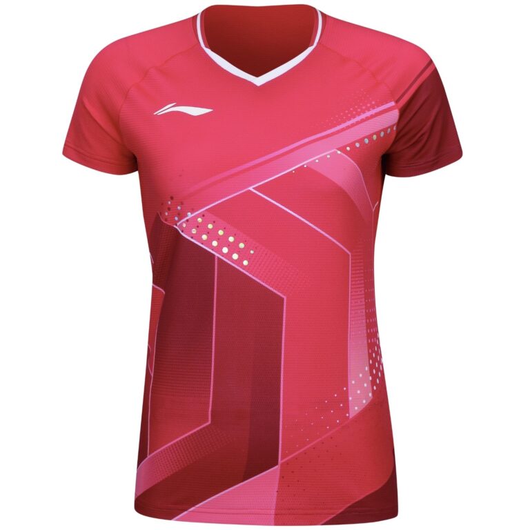 Li-Ning AAYS054-1 Women T-Shirt National Red - OLD