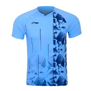 Li-Ning AAYS239-4 T-shirt Flakes Light Blue - OLD
