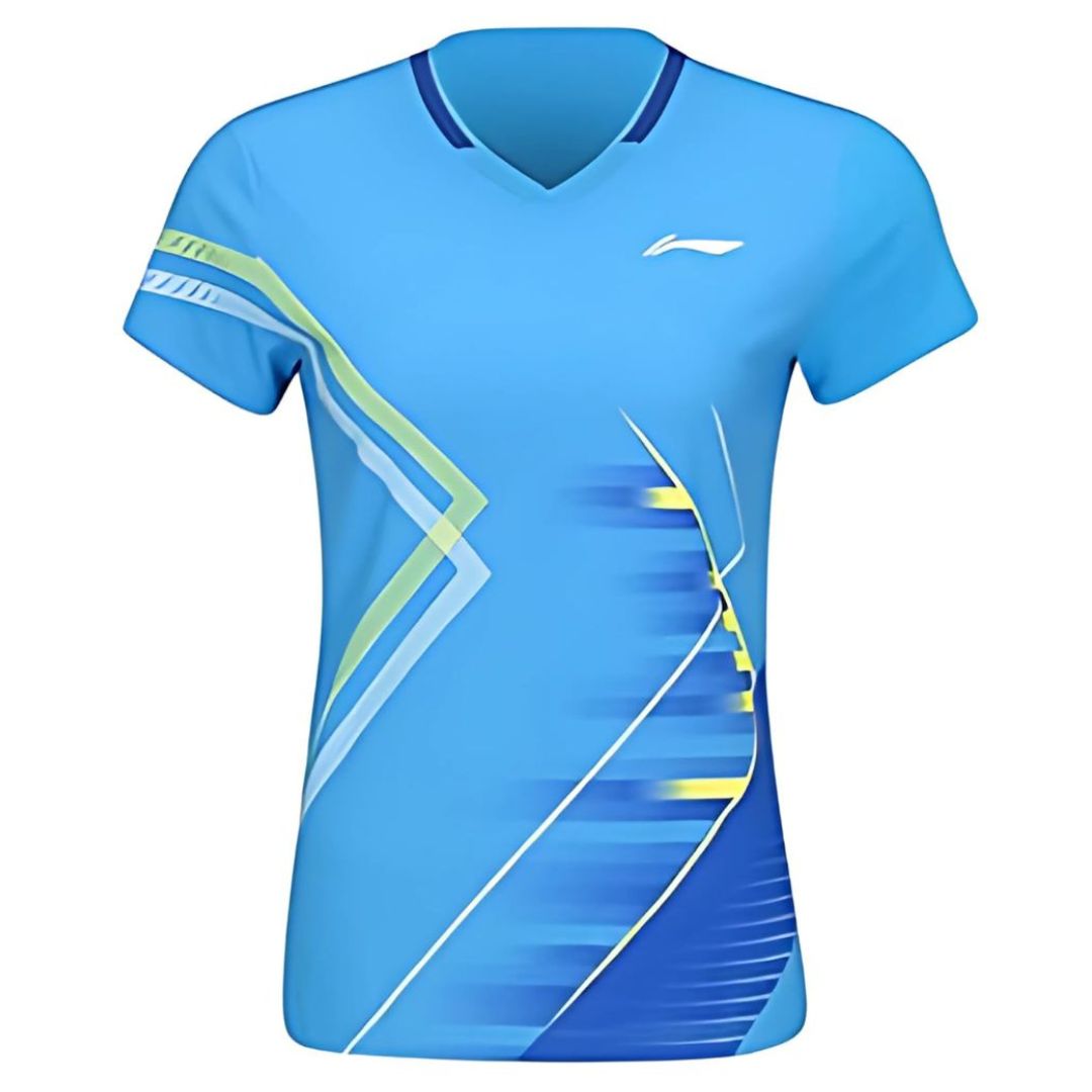 Li-Ning AAYV046-4 Players Women T-shirt Blue