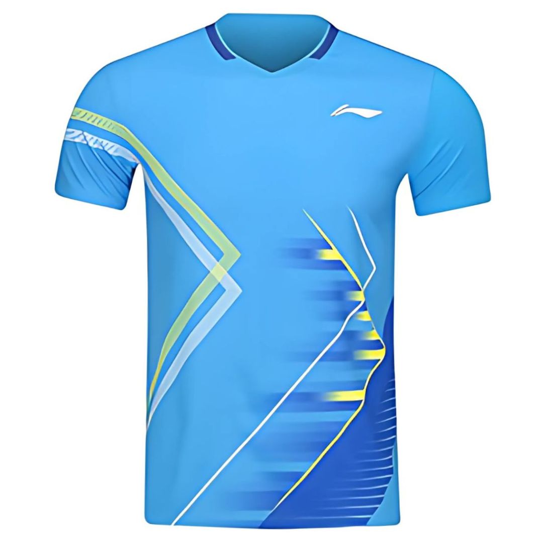 Li-Ning AAYV051-4 Players T-shirt Blue