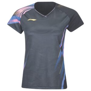 Li-Ning AAYV146-1 Side Effect Women T-shirt Black