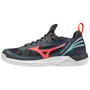 Mizuno Wave Luminous Dame Navy/Koral/Isgrå - OLD