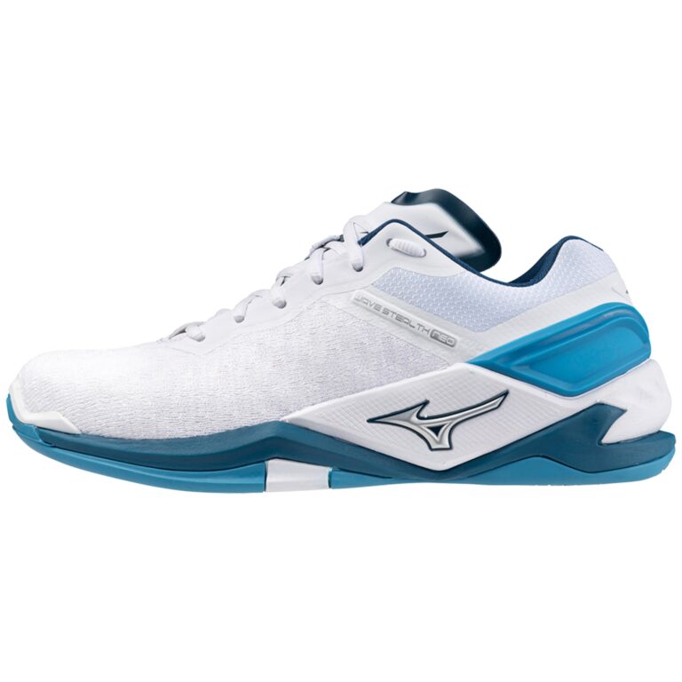 Mizuno Wave Stealth Neo White/Sailor Blue/Silver - OLD