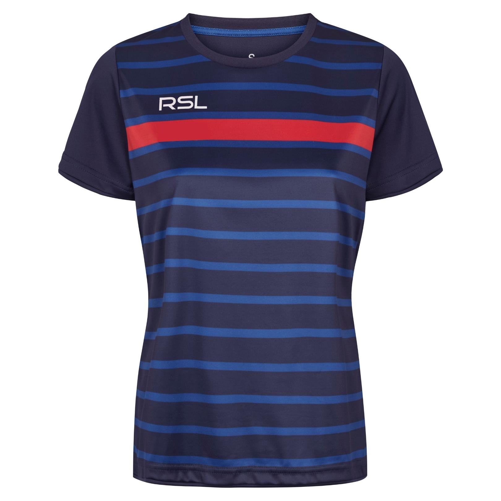 RSL Exo Women T-shirt Blue/Red - OLD