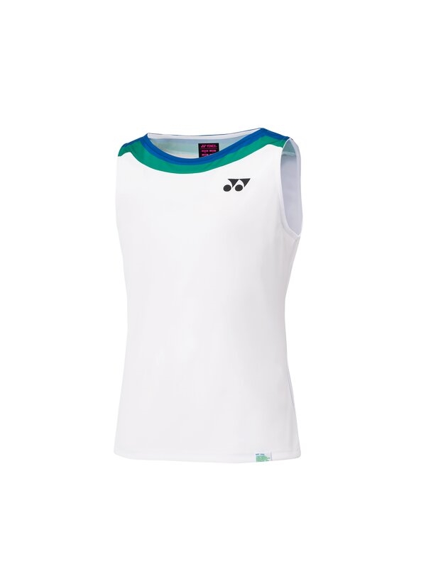 Yonex 75th Sleeveless Top 20630AEX Dame White - OLD