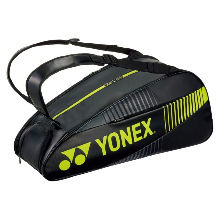 Yonex Active Racket Bag 82426EX X6 Black/Lime Green Badmintontaske