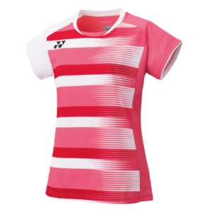 Yonex Crew Neck T-Shirt Tournament Dame 20590EX Coral Red - OLD