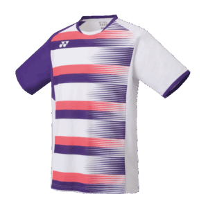 Yonex Crew Neck T-shirt Tournament 10394EX White/Purple - OLD