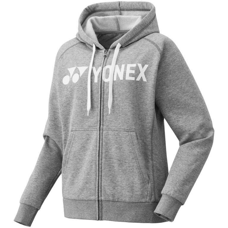 Yonex Full Zip Club Team Hoodie YM0018EX Grå - OLD