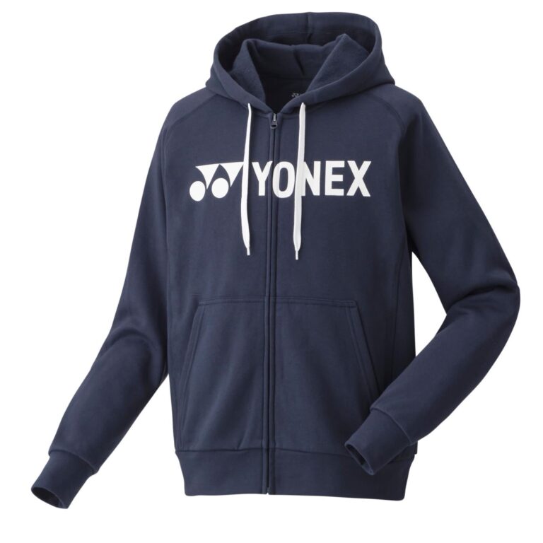 Yonex Junior YJ0018EX Full Zip Club Team Hoodie Navy - OLD