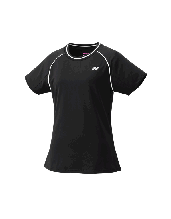 Yonex T-shirt Crew Neck Dame 20600EX Black - OLD