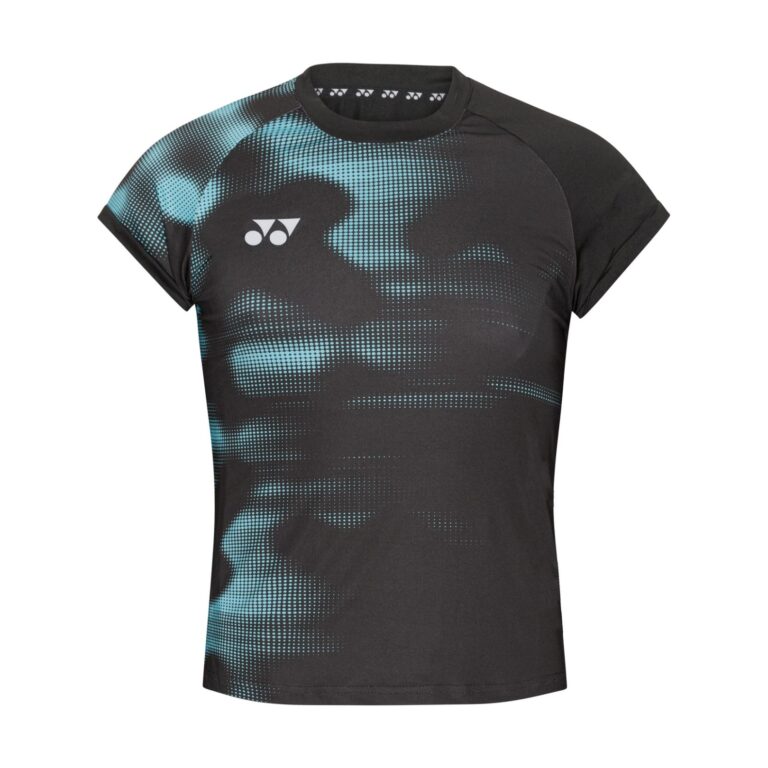 Yonex Women T-shirt 232202 Black/Blue - OLD
