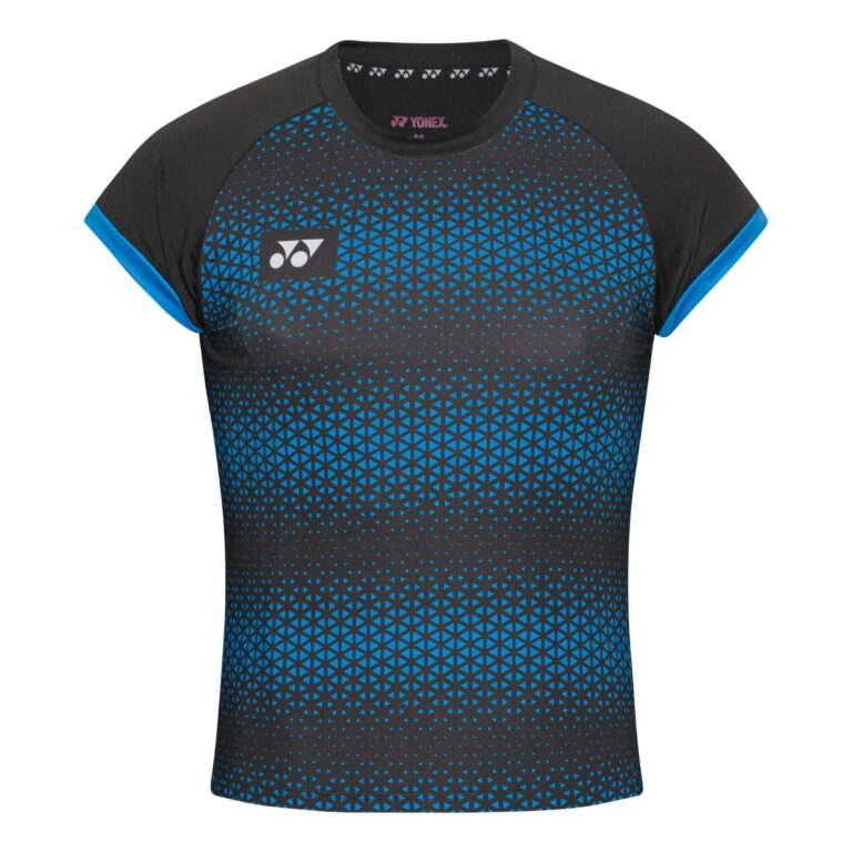 Yonex Women T-shirt 232302 Black/Blue - OLD