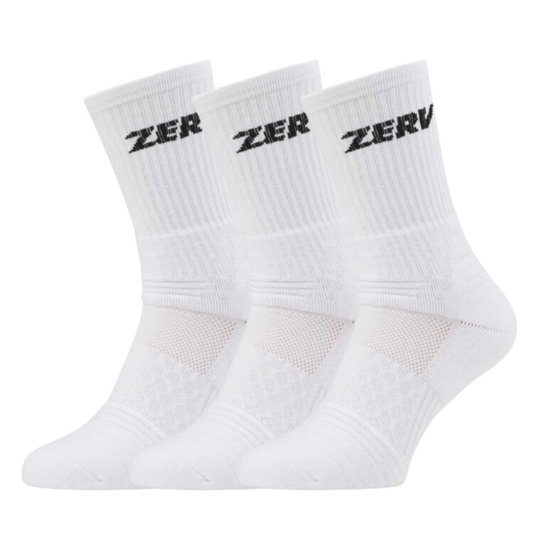ZERV Performance Socks Long 3-pack White - OLD