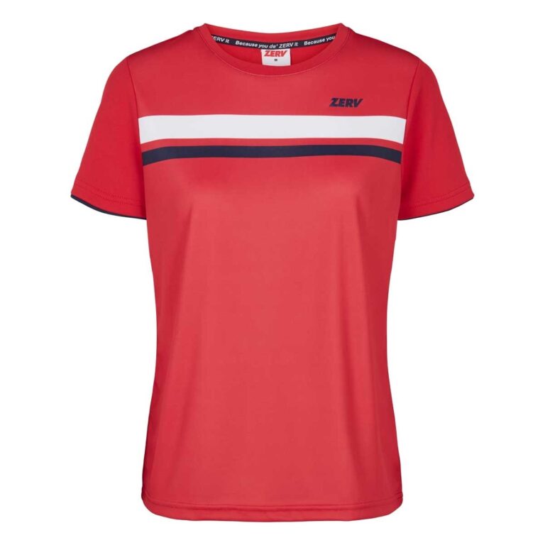 ZERV Raven Dame T-shirt Rød